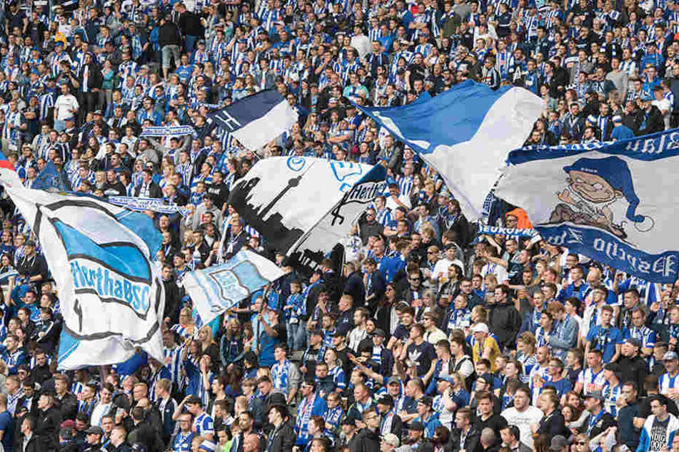 Die Hertha-Fans würden einen Verbleib in Berlin begrüßen. Ein Umzug ins Umland kommt gar nicht erst in Frage. (Symbolbild)