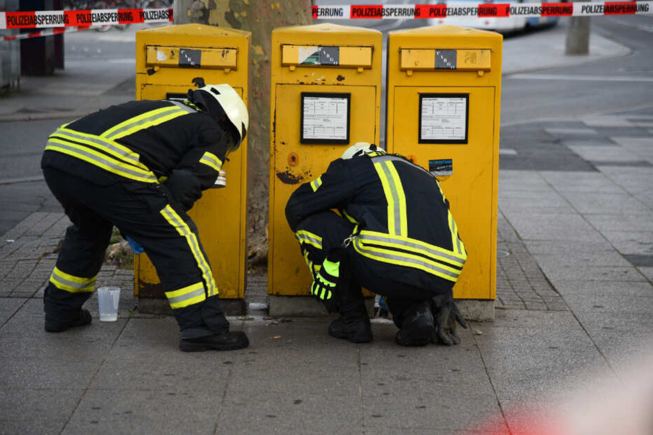 Feuerwehrleute vor Ort.