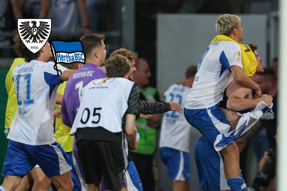 Harter Pokal-Fight: Hertha BSC mogelt sich nach Elfer-Krimi eine Runde weiter
