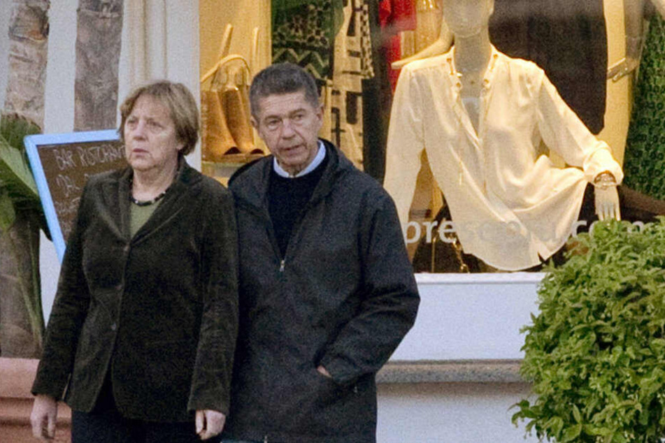 Angela Merkel und Ehemann Joachim Sauer im Italien-Urlaub 2014. (Archivbild)
