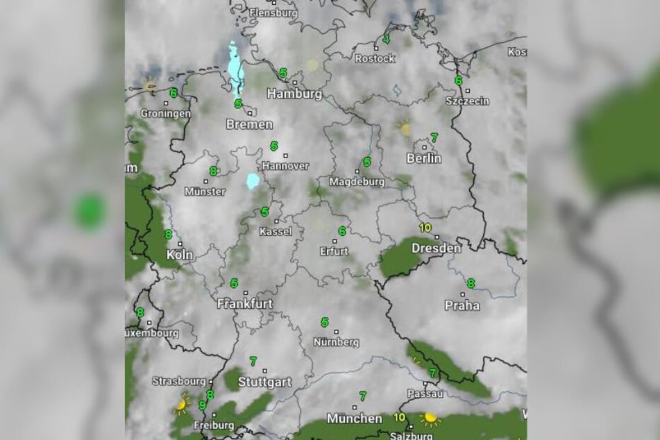 Vielerorts grau, teilweise neblig und trüb: Das Wetter in Deutschland bleibt zum Wochenstart durchwachsen.