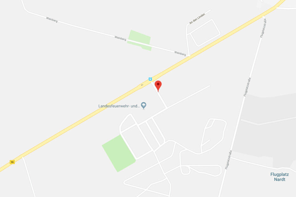 An der Kreuzung B96/Saint-Florian-Weg ereignete sich der Unfall.