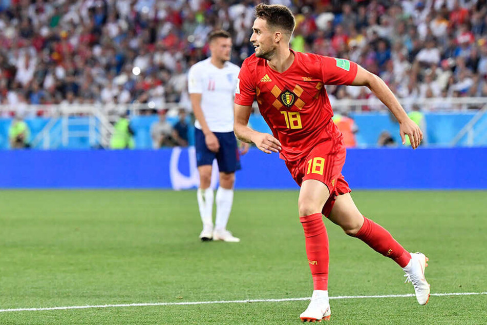 Adnan Januzaj aus Belgien entschied die Partie gegen England mit seinem Treffer.