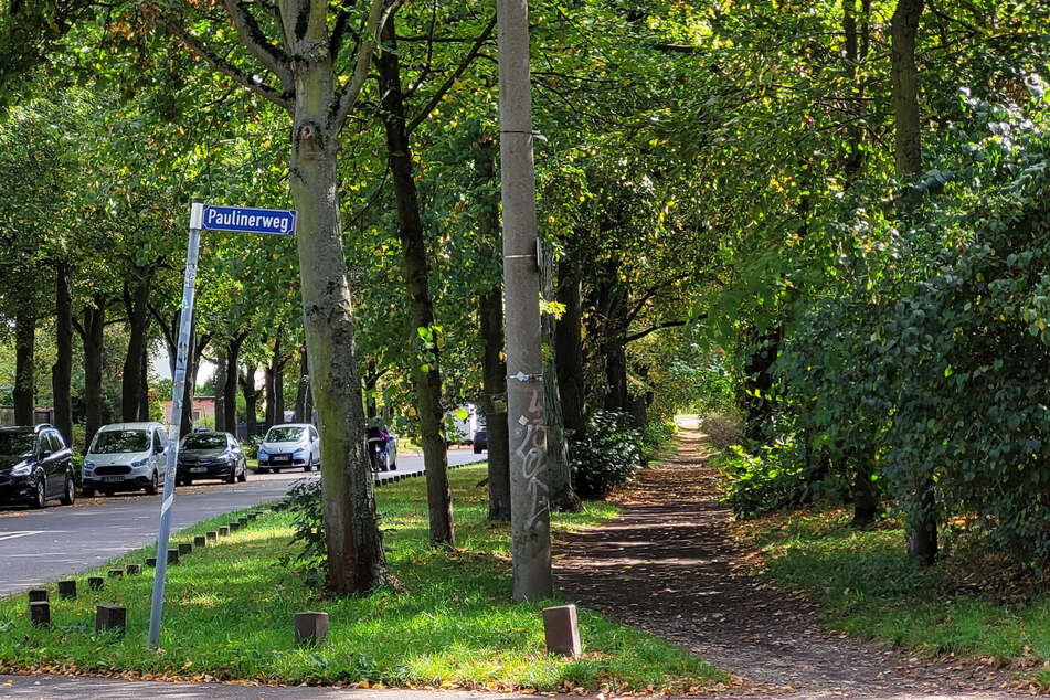 Die geplante Zufahrt zum Umspannwerk soll über die Naunhofer-Straße Ecke Paulinerweg erfolgen.