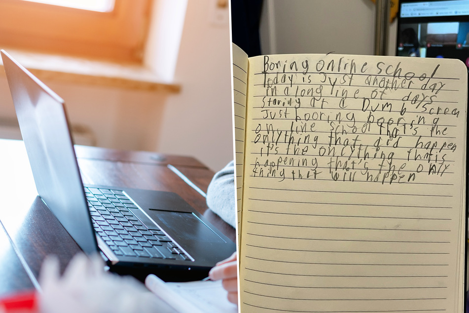 Jeden Tag das gleiche – dieser Schüler hat genug vom Corona-Lockdown.