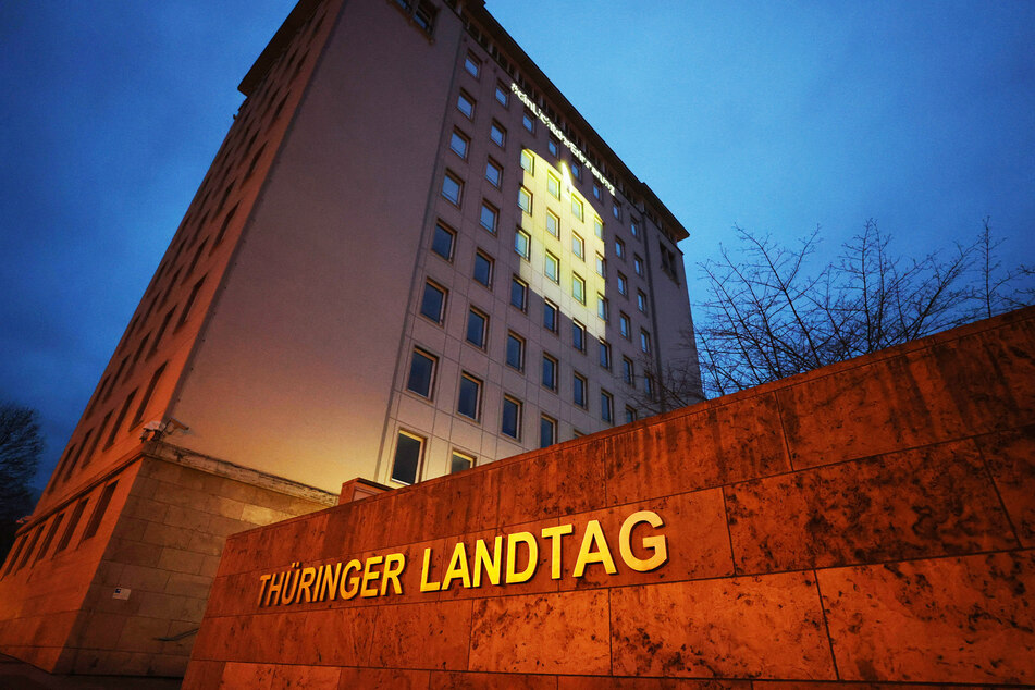 Blick auf den Thüringer Landtag.