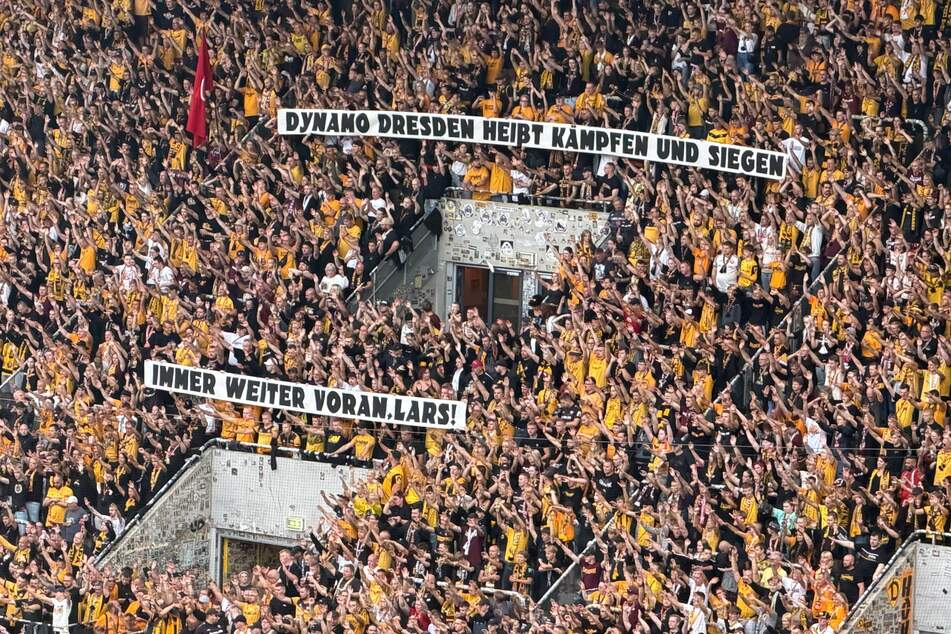 Auch an Lars Bünning gingen Genesungswünsche. Starke Aktion!