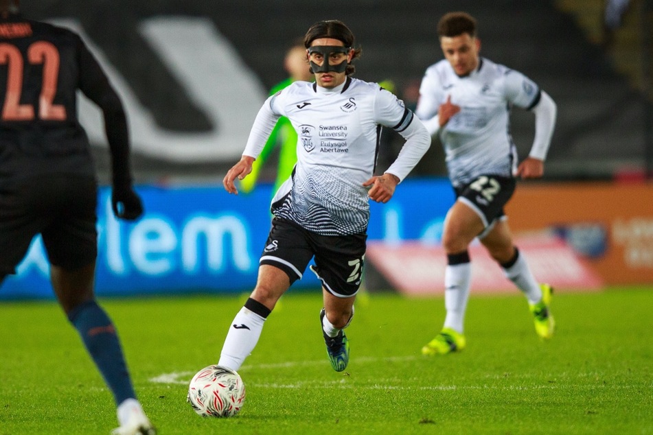 Yan Dhanda (22) vom englischen Zweitligisten Swansea City.