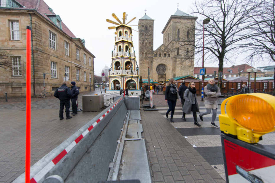 Umfangreiche Sicherheitsmaßnahmen prägten die Bilder der diesjährigen Weihnachtsmärkte.
