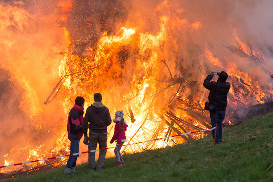 Tausende Besucher kamen zu dem Spektakel.