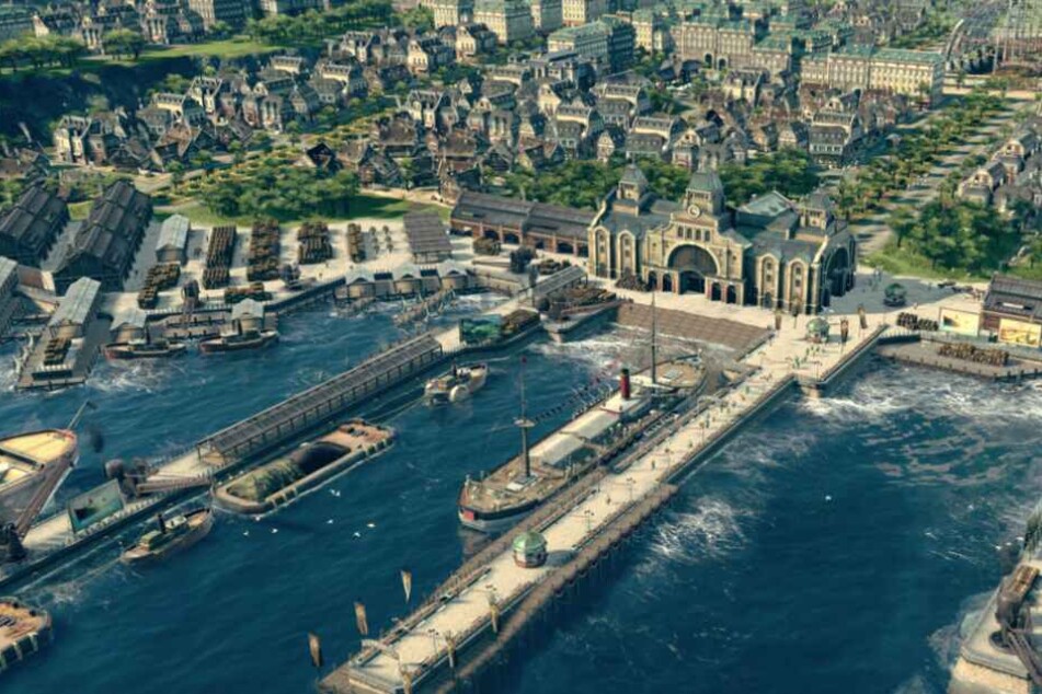 Eine Spielansicht aus "Anno 1800".