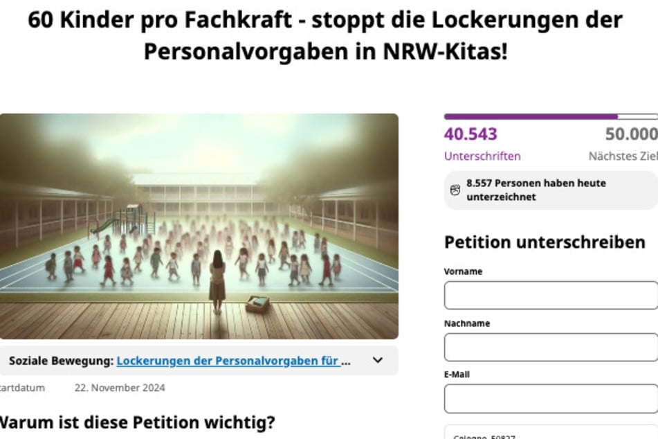 Allein für das Stoppen der umstrittenen Verordnung haben auf der Petitions-Plattform Change.org mehr als 40.000 Eltern unterschrieben. Mehrere zehntausend weitere Stimmen gegen die Kita-Politik des Landes kamen durch andere Petitionen zustande.