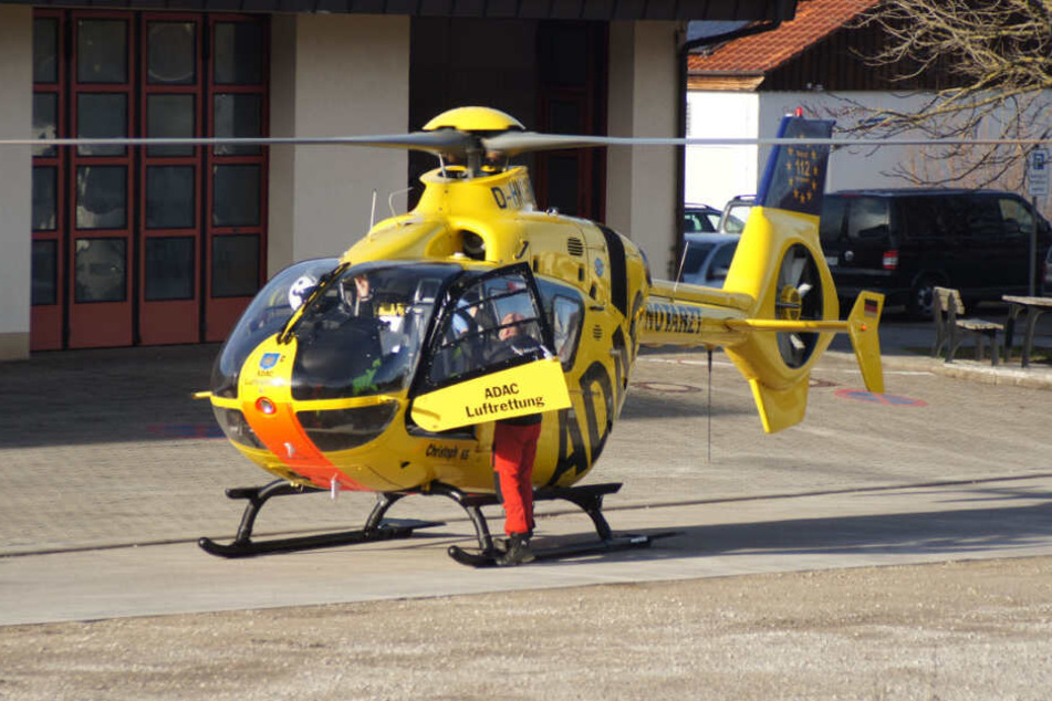 Ein Rettungshubschrauber landete zwar, wurde aber nicht zum Transport verwendet.
