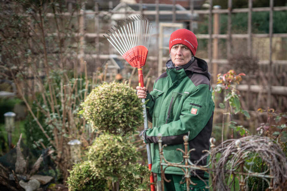 Silke Hartig (51) kämpft als letzte Pächterin in ihrem Garten um den Verbleib.