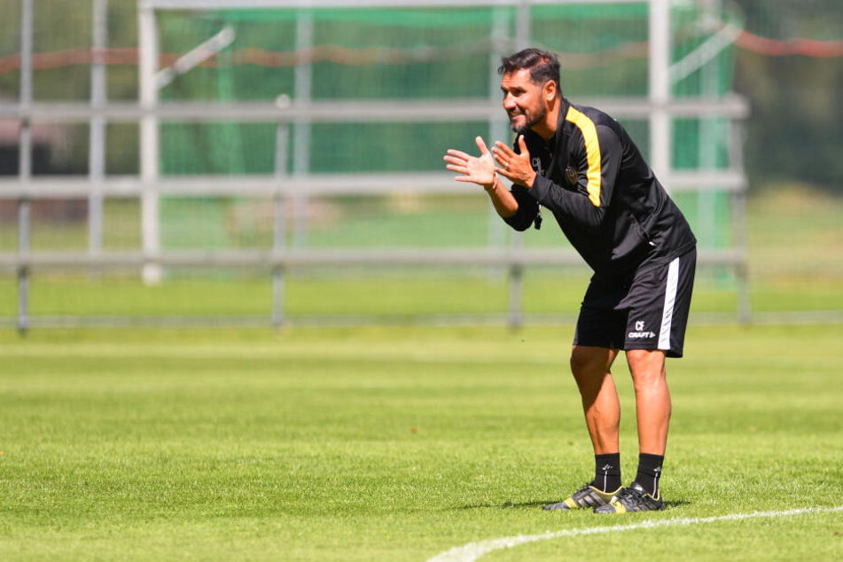 Cristian Fiel steht in seiner noch jungen Trainer-Karriere vor seinem zweiten Sachsenderby. Das erste gewann er im April mit 3:1 in Aue.