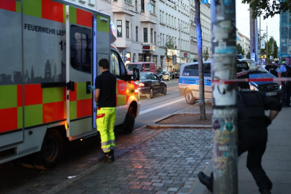 Mann (32) niedergeschossen: Polizeieinsatz auf der Leipziger Eisenbahnstraße