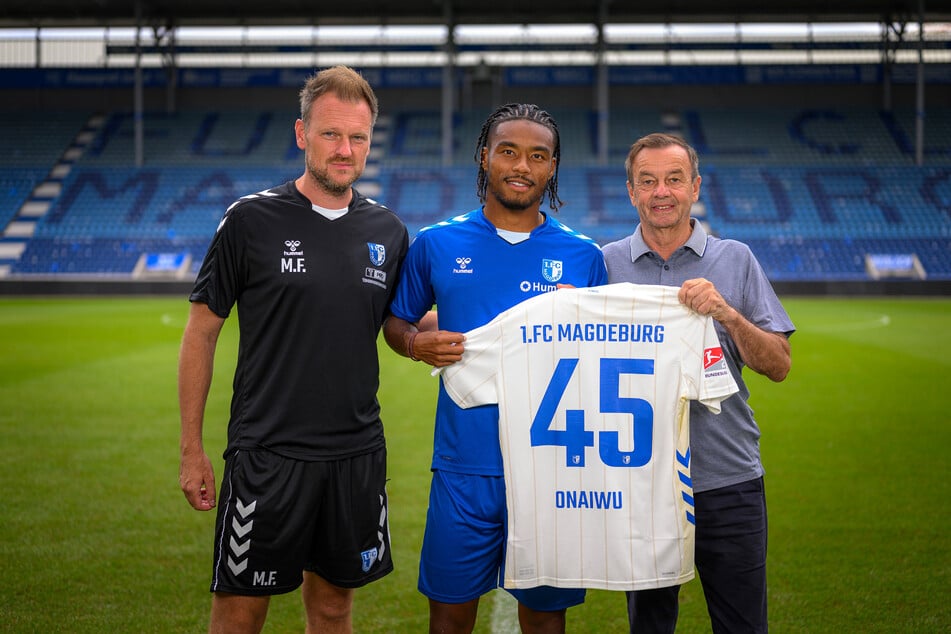 Ado Onaiwu (29, Mitte) wird mit der Nummer 45 für den FCM auf dem Feld stehen.
