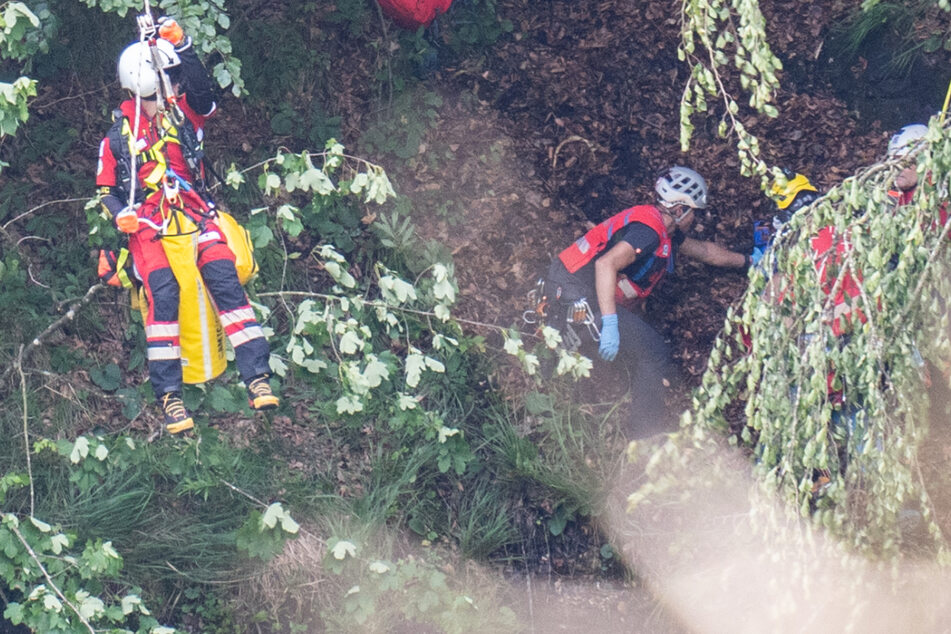 Knapp dem Tod entkommen: Wanderin durch Großeinsatz aus Schlucht gerettet