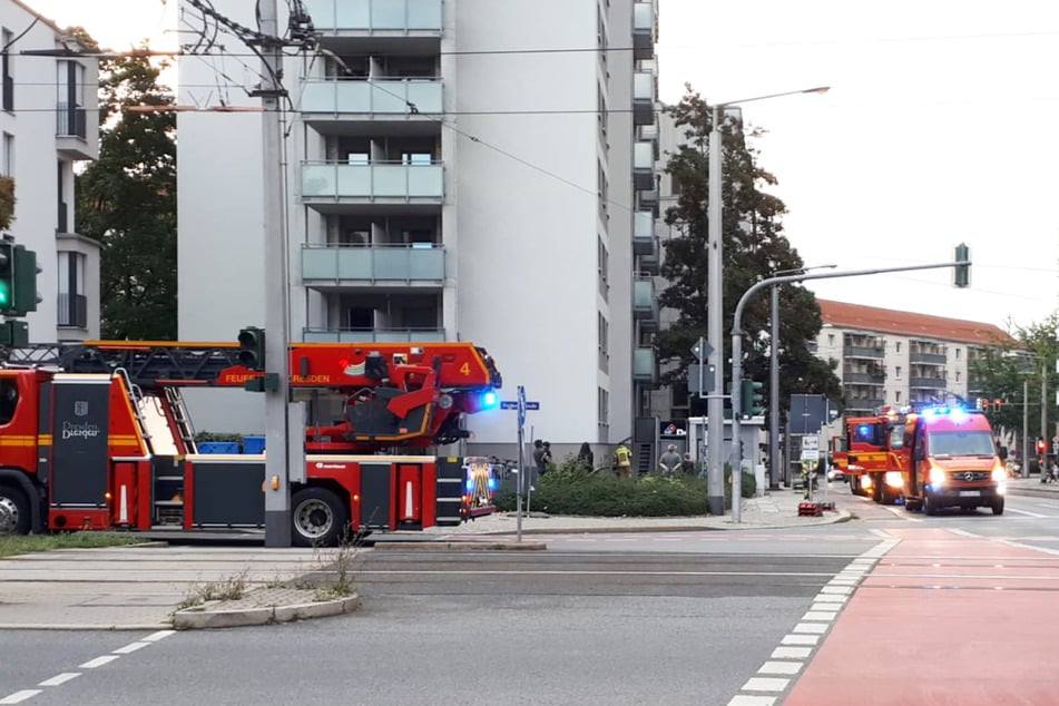 Viele Kameraden rückten am vermeintlichen Brandort an.