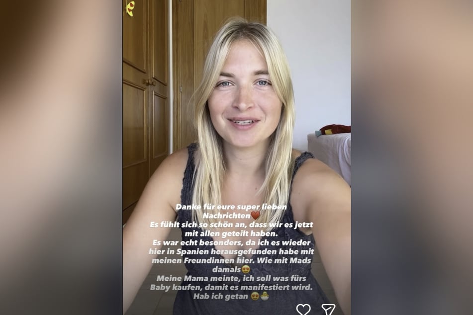 Charlotte ist nach der Verkündung ihrer Schwangerschaft erleichtert.