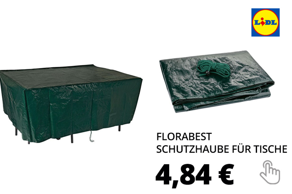FLORABEST Schutzhaube für eckige Tischgruppe, reißfest, wasserabweisend, UV-stabil
