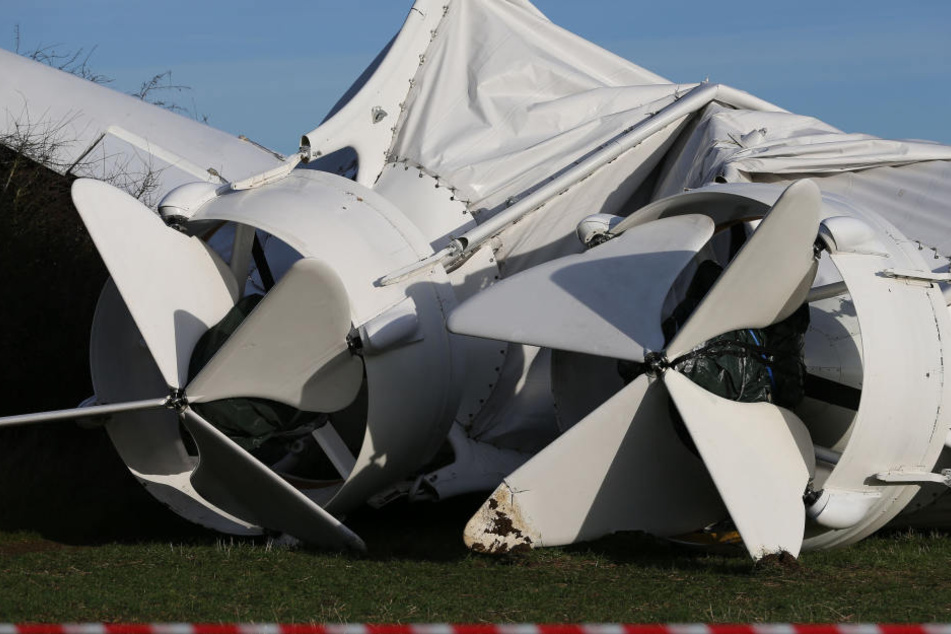 Das Luftschiff hatte sich von einem Haltemast losgerissen.