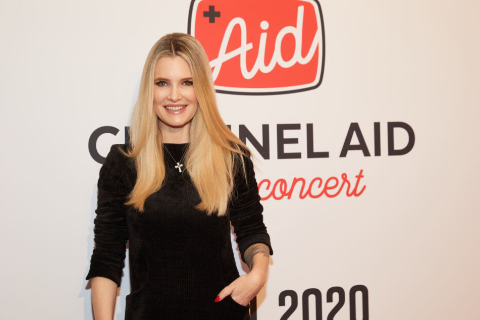 Mirja Du Mont, Model und Moderatorin, kommt zum Benifiz-Konzert "Channel Aid" der Videoplattform Youtube in die Elbphilharmonie.