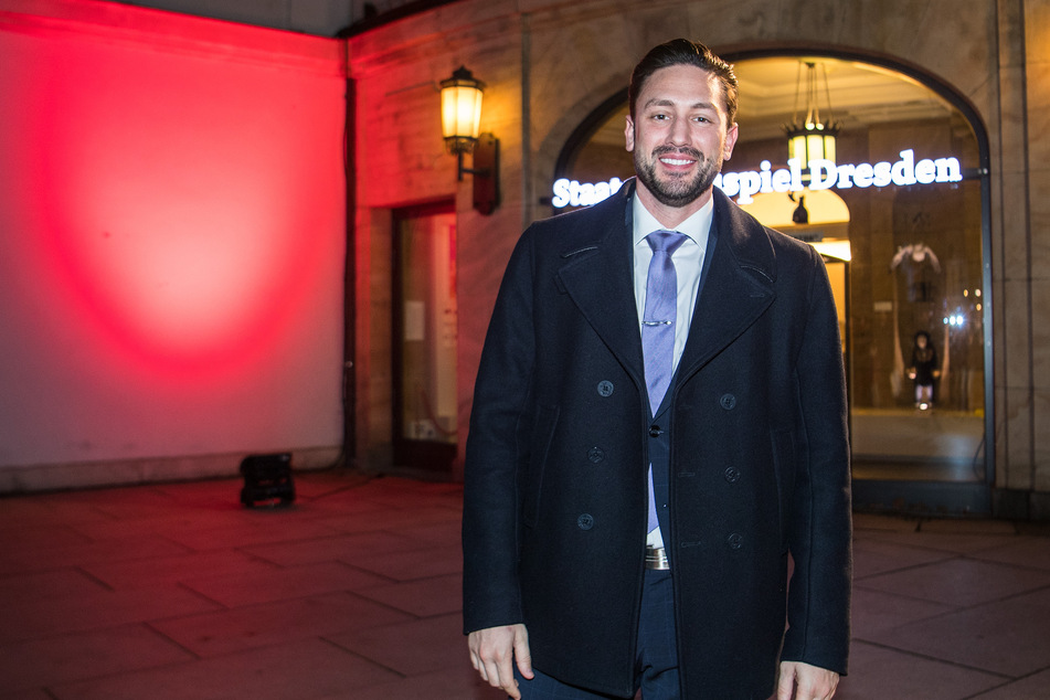 Daniel Völz zu Gast bei einer Benefizveranstaltung 2018 im Schauspielhaus Dresden (Foto: Monika Skolimowska/dpa-Zentralbild/dpa).