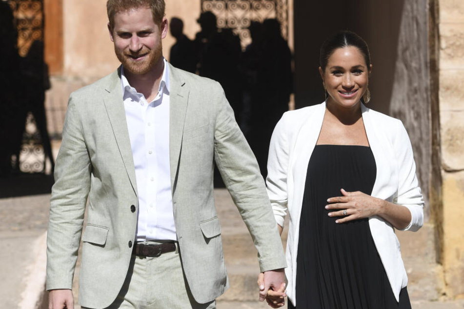 Sieht Meghan bald wieder so aus? Hier war sie mit ihrem Mann Harry hochschwanger in Marokko unterwegs. (Archivbild)