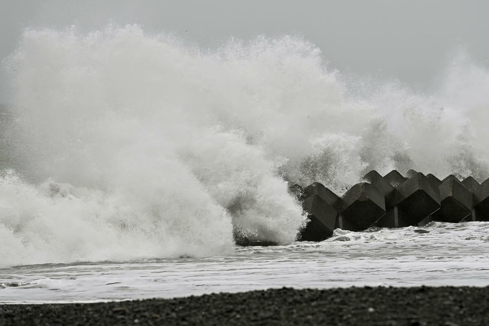 Im vergangenen September überzog der Taifun "Chan-hom" Japan und wütete auch an der Küste der Stadt Shizuoka an der Südostküste von Honshū.