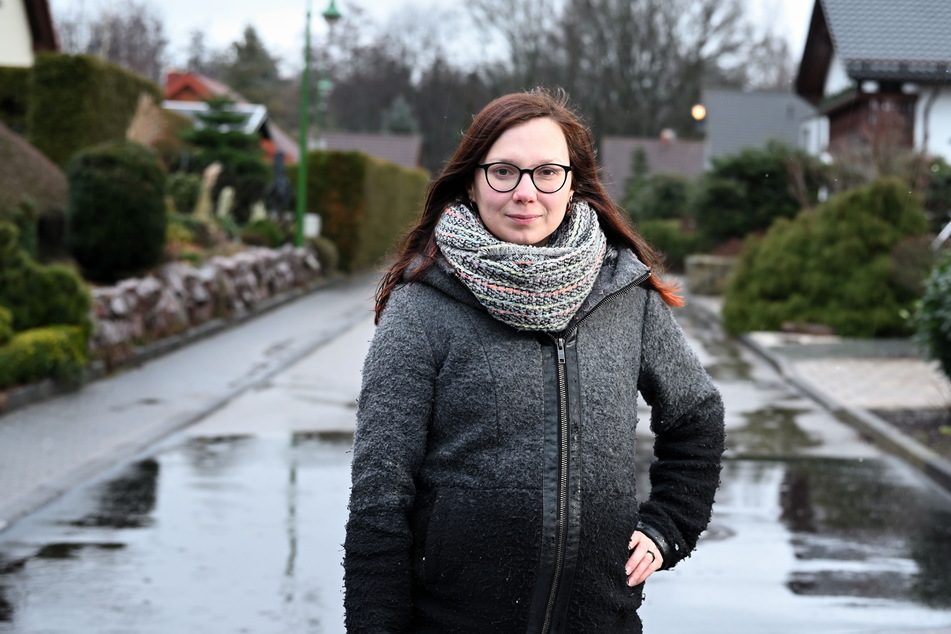 Grünen-Sprecherin Jenny Bück (31) kritisiert die fehlende Distanzierung von der AfD in Limbach-Oberfrohna.