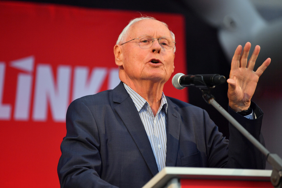 Oskar Lafontaine (78) ist der saarländische Fraktionsvorsitzende der Partei Die Linke. Er wird im März 2022 nicht erneut antreten.