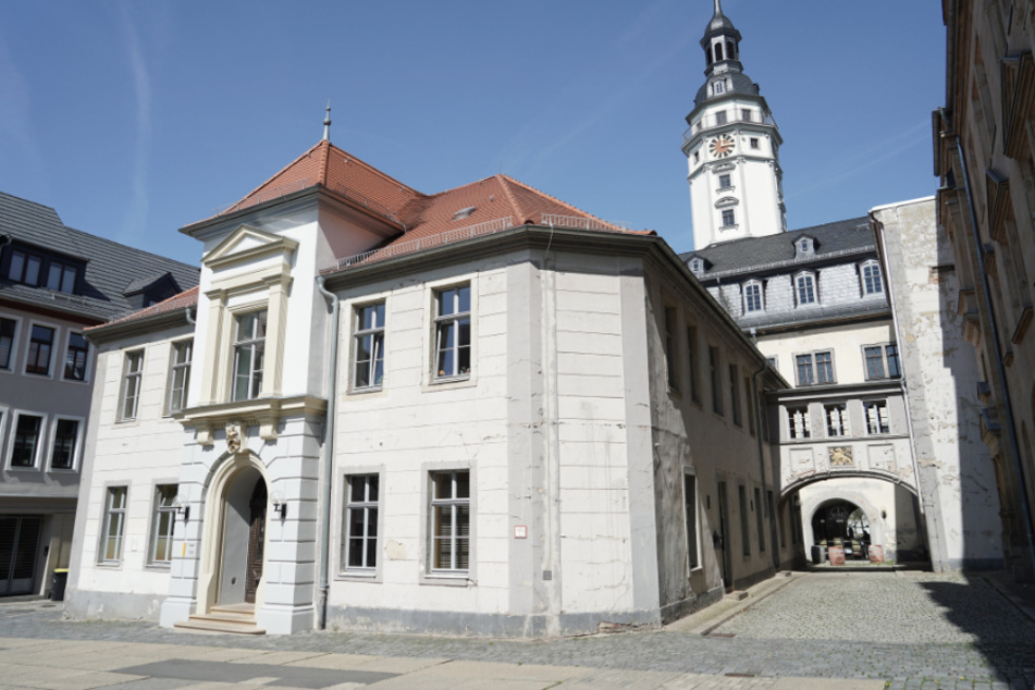 Blick auf das Rathaus der Stadt Gera.
