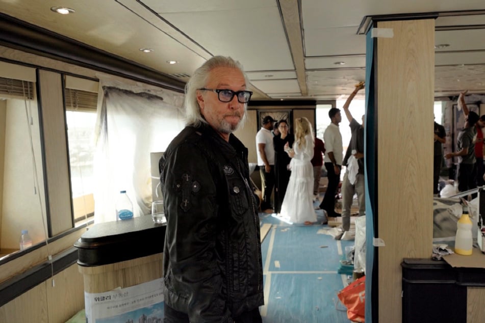 Überall Baustelle! Die "Indigo Star" ist auch nach fast neun Monaten Bauarbeiten noch immer nicht fertig.