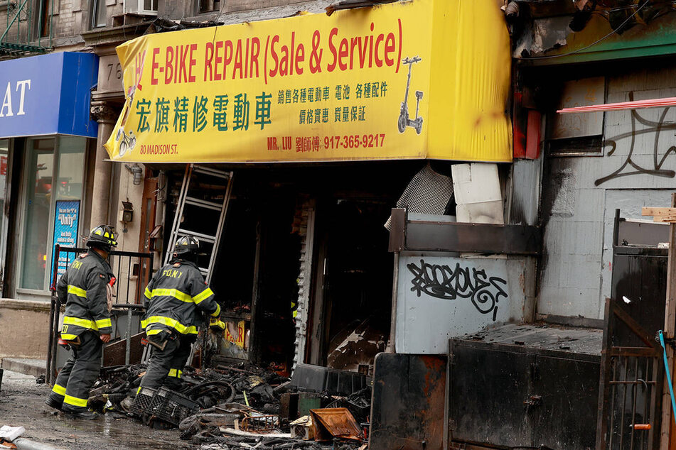 A fie broke out in a Manhattan e-bike repair shop, killing at least four people.