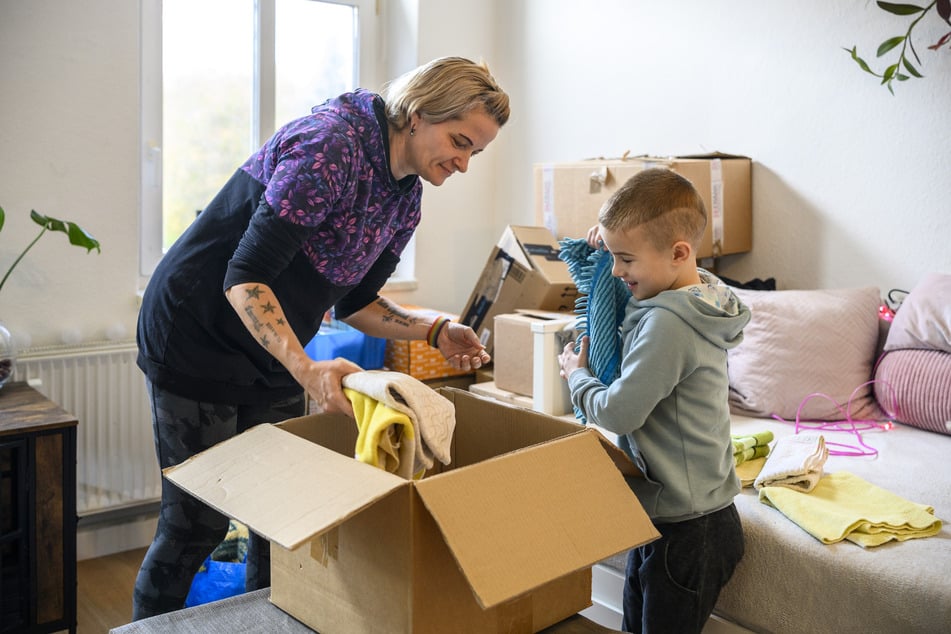 Familie Köntopp hat bereits rund 80 Kisten befüllt.