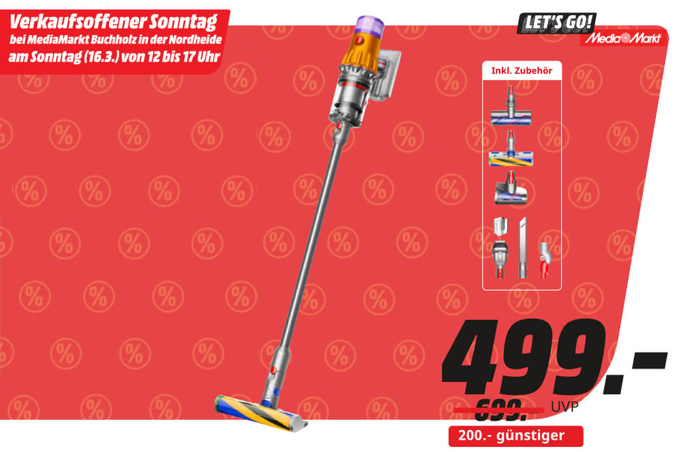 Dyson V12 Detect Slim Absolute für 499 statt 699 Euro.