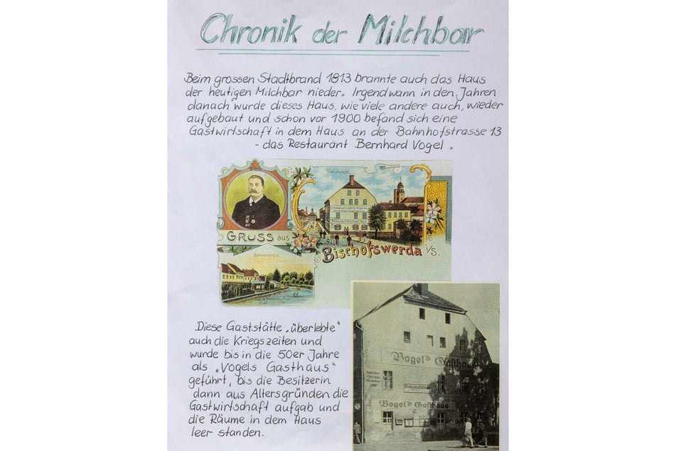 Schon im 19. Jahrhundert befand sich eine Gastwirtschaft im Haus, 1957 dann wurde die Milchbar eröffnet.