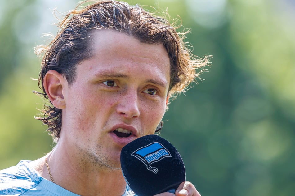 Fabian Reese (27) ist sich sicher: Hertha bleibt Favorit.