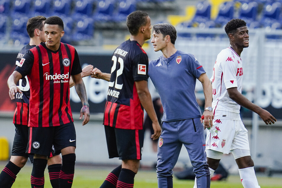 Eintracht Frankfurt und Monaco um Ex-Coach Niko Kovac trennten sich am Samstag Unentschieden.