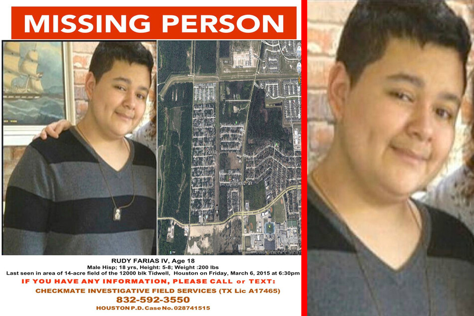 At the age of 17, Rudy Farias disappeared while walking his two dogs in Houston, Texas.