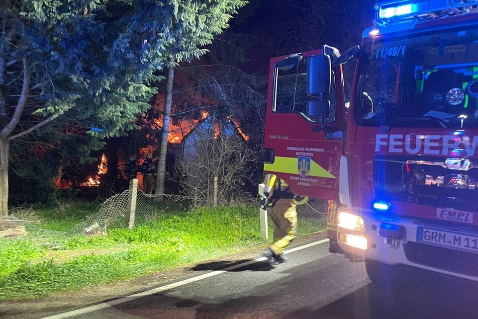 Mehrere Feuerwehren waren in der Nacht im Einsatz.