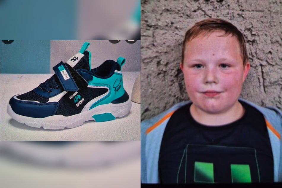 Bei seinem Verschwinden soll Fabian diese Schuhe getragen haben.