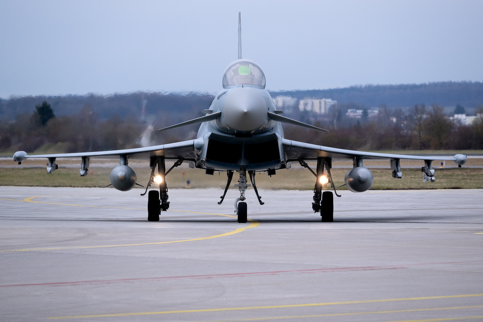 Der Eurofighter der Bundeswehr ist sowohl in Bayern als auch im Ländle ein echter Hingucker.