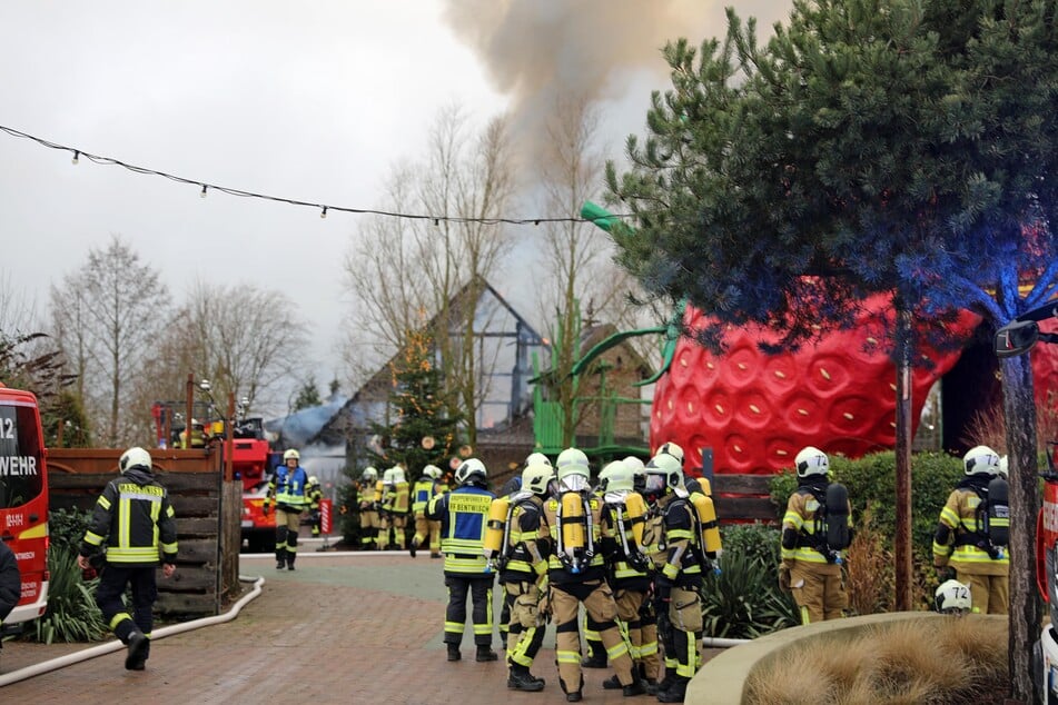 Weder Menschen noch Tiere seien bei dem Feuer verletzt worden.