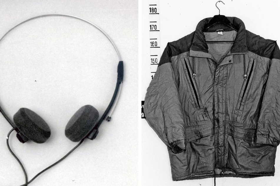 Die Kopfhörer eines Sony-Walkmans und diese Jacke wurden damals sichergestellt.