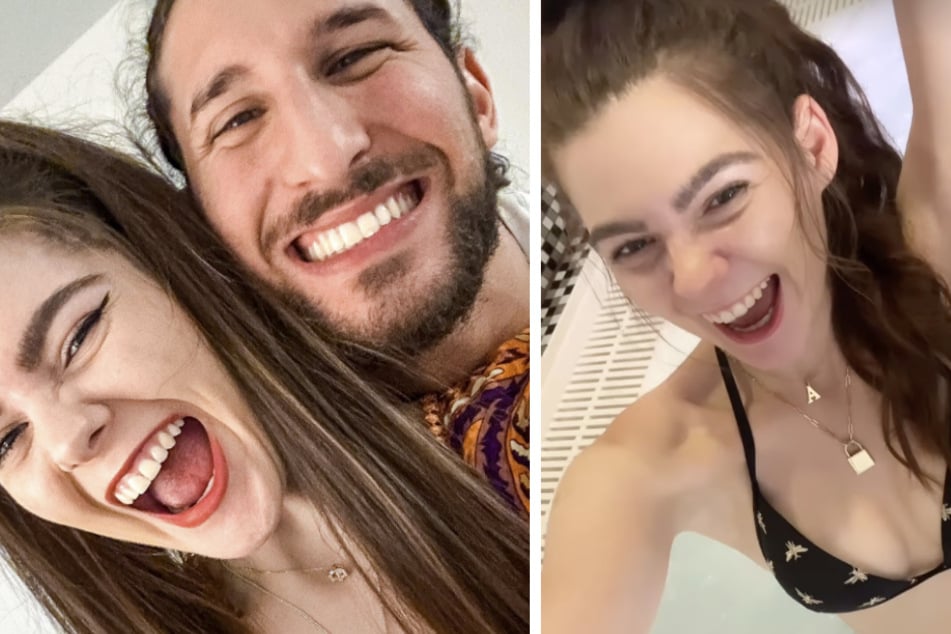 Das Model Klaudia Giez (26) und ihr Freund Adriano Salvaggio sind trotz Meinungsverschiedenheiten glücklich miteinander.