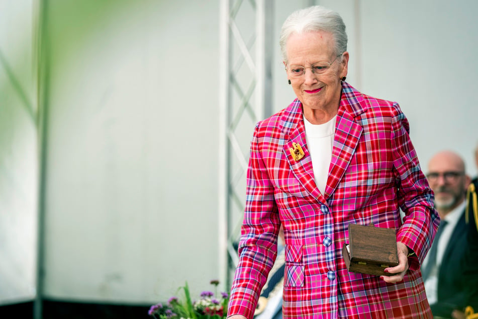 Margrethe von Dänemark (84) bedankte sich für die Ehrung. Für eine richtige Rede fand sie keine Worte.