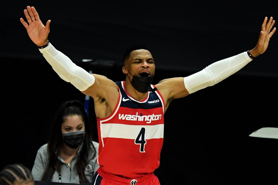Wizards guard Russell Westbrook is the leader in career triple-doubles with 182, after Monday's game against the Hawks