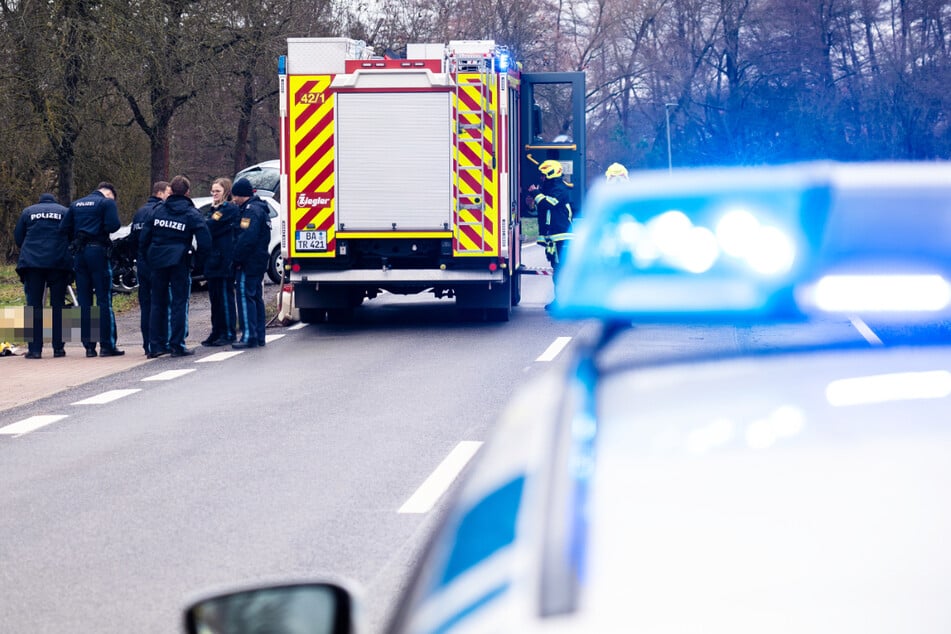 Polizei, Feuerwehr und Rettungskräfte waren mit einem Großaufgebot im Einsatz.